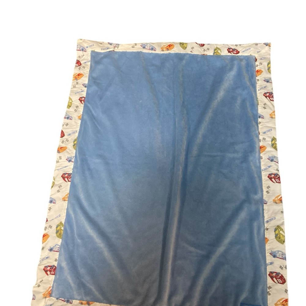 NASCAR Blue Baby Blanket Lovey